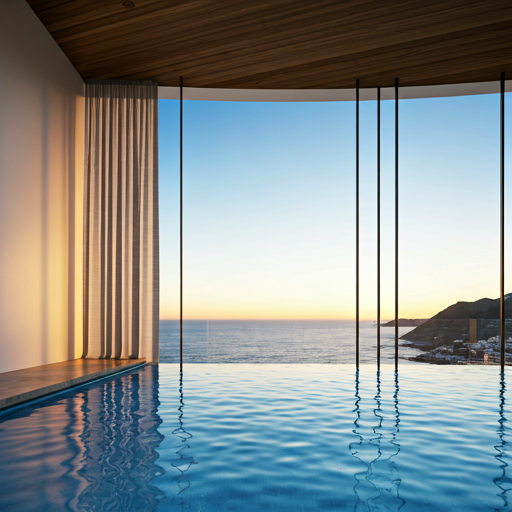 Cortinas de cristal con vista al mar Mediterraneo