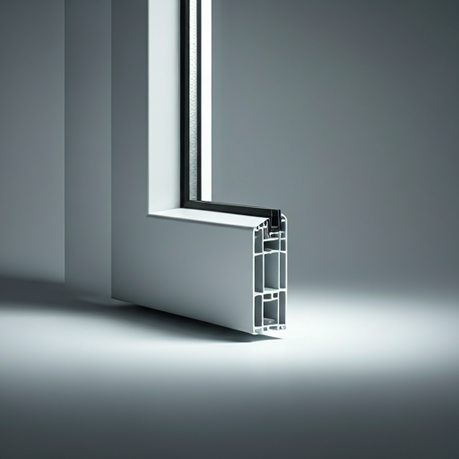 Perfil de ventana PVC Cortizo serie A-70